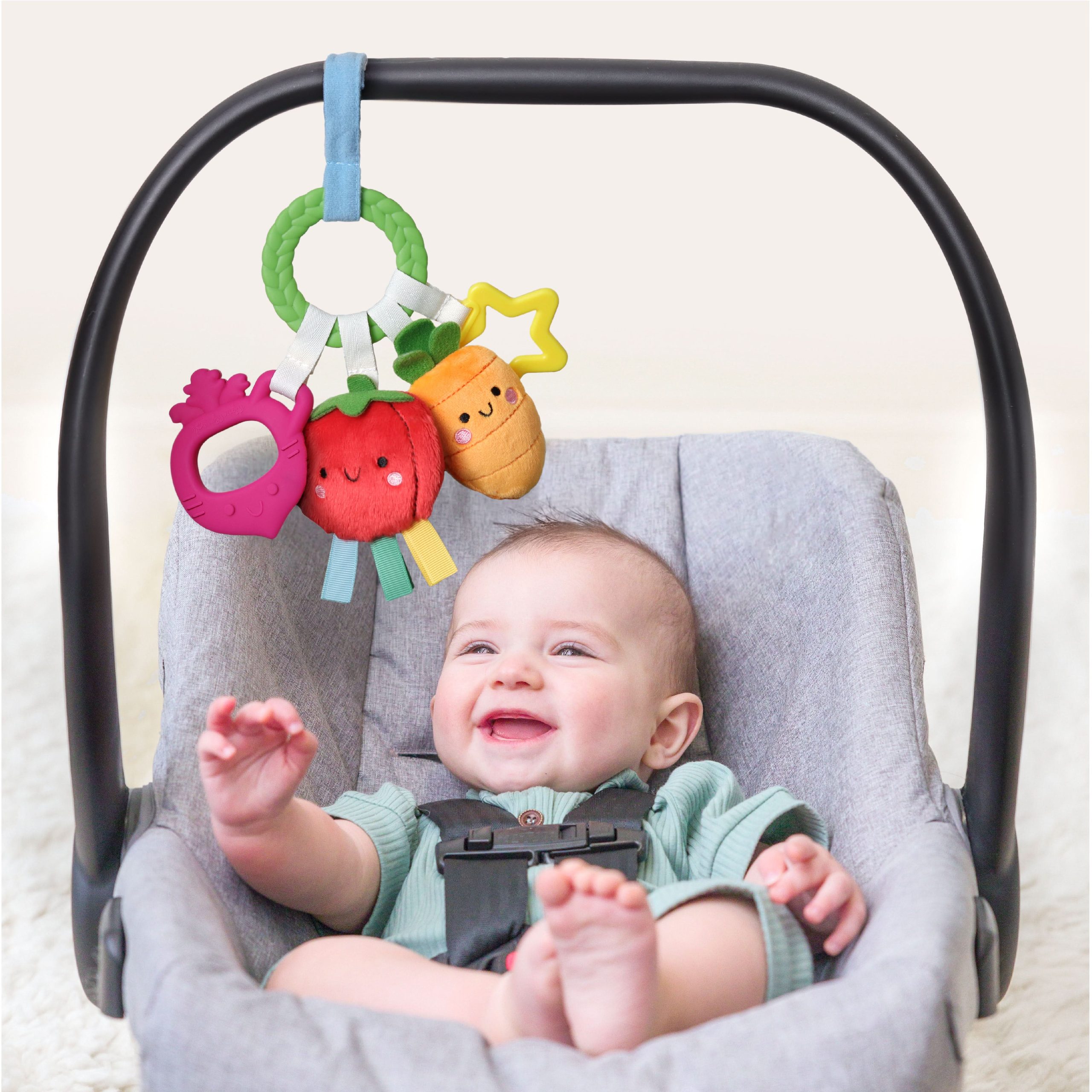 Bitzy Busy Ring™ Teething Activity Toy - Image 2