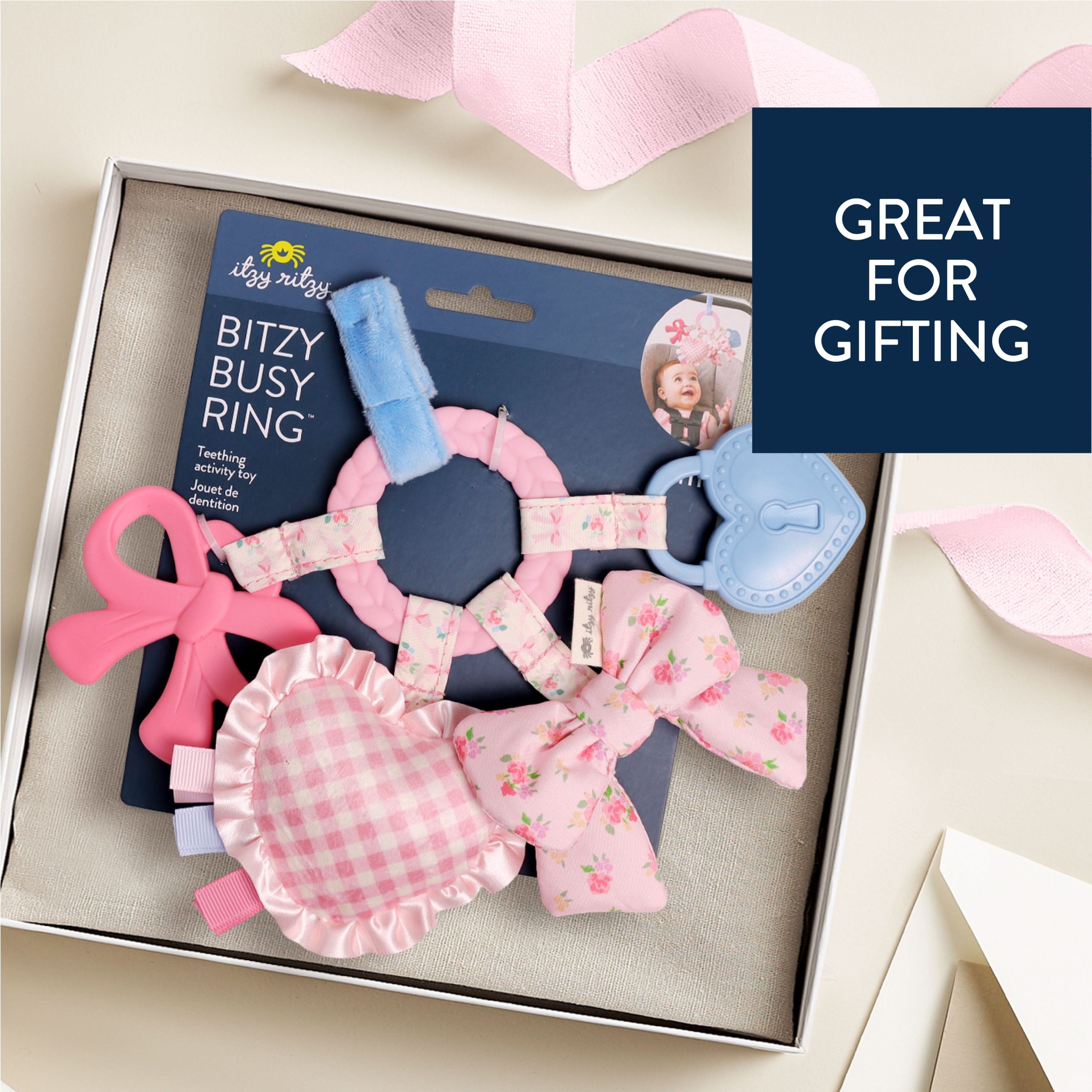 Bitzy Busy Ring™ Teething Activity Toy - Image 11